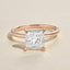 1.18 CT Princess Cut Solitaire Moissanite Engagement Ring - crownmoissanite