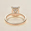 1.18 CT Princess Cut Solitaire Moissanite Engagement Ring - crownmoissanite