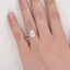 1.93 CT Pear Cut Solitaire Moissanite Engagement Ring - crownmoissanite