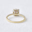 3.2 CT Round Cut Solitaire Pave Moissanite Engagement Ring - crownmoissanite