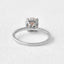 3.2 CT Round Cut Solitaire Pave Moissanite Engagement Ring - crownmoissanite