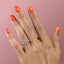 2.30 CT Emerald Cut Pave Setting Moissanite Engagement Ring - crownmoissanite