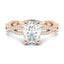 1.33 CT Oval Moissanite Diamond Solitaire Engagement Ring - crownmoissanite