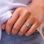 1.50 CT Round Moissanite Diamond Solitaire Engagement Ring - crownmoissanite