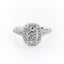 Home Trial Ring-2.0 Elongated Cushion Halo Split Shank Engagement Ring Specially Reserved for shaylaw