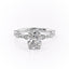 2.0 CT Cushion Shaped Moissanite Solitaire Engagement Ring - crownmoissanite