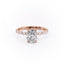 2.0 CT Elongated Cushion Shaped Moissanite Solitaire Engagement Ring - crownmoissanite