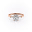 2.0 CT Cushion Shaped Moissanite Three Stones Engagement Ring - crownmoissanite