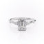 1.91 CT Emerald Shaped Moissanite Solitaire Engagement Ring - crownmoissanite