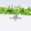 1.85 CT Round Moissanite Diamond Solitaire Engagement Ring - crownmoissanite