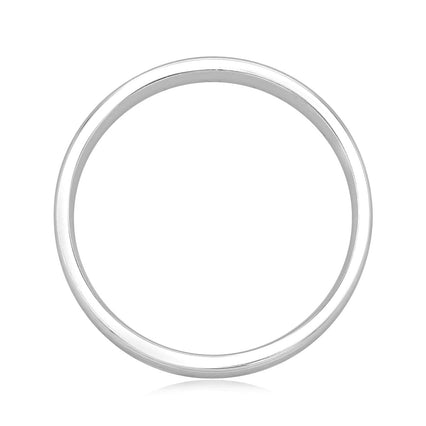 Brushed Finish Classic Men's Wedding Band - crownmoissanite