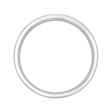 Men's Brushed Finish Classic Wedding Band - crownmoissanite