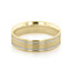 Classic Men's Wedding Band With Brushed Finish Metal - crownmoissanite