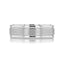 Satin-Finish White Gold Classic Men's Band - crownmoissanite