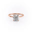 2.15 CT Cushion Cut Solitaire Style Moissanite Engagement Ring - crownmoissanite