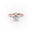 2.0 CT Pear Shaped Moissanite Three Stones Engagement Ring - crownmoissanite