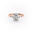2.72 CT Oval Cut Three Stone Moissanite Engagement Ring - crownmoissanite