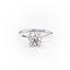 1.60 CT Round Shaped Moissanite Hidden Halo Engagement Ring - crownmoissanite
