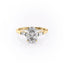 2.72 CT Oval Cut Three Stone Moissanite Engagement Ring - crownmoissanite
