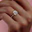 2.54 CT Cushion Cut Dainty Moissanite Engagement Ring - crownmoissanite