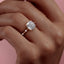 2.54 CT Cushion Cut Dainty Moissanite Engagement Ring - crownmoissanite