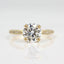 1.80 CT Round Solitaire Moissanite Engagement Ring With Pave Setting - crownmoissanite