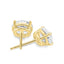 2.50 TCW oval cut moissanite stud earrings – elegant and timeless gold studs featuring brilliant oval stones, perfect for bridal sparkle or everyday sophistication.