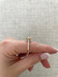 1.74 CT Oval Cut Moissanite Pave Setting Engagement Ring