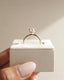 2.0 CT Pear Cut Moissanite Hidden Halo Engagement Ring