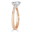 0.75 CT Pear Shaped Moissanite Solitaire Engagement Ring - crownmoissanite