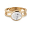 2.0 CT East West  Oval Bezel Style Moissanite Engagement Ring