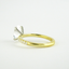 1.33 CT Oval Solitaire & Pave Setting Moissanite Engagement Ring - crownmoissanite