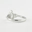 1.50 CT Pear Cut Three Stone Style Moissanite Engagement Ring - crownmoissanite