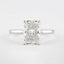 1.8 CT Radiant Shaped Moissanite Solitaire Engagement Ring - crownmoissanite