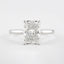 1.8 CT Radiant Cut Solitaire Style Moissanite Engagement Ring - crownmoissanite