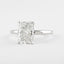 1.8 CT Radiant Shaped Moissanite Solitaire Engagement Ring - crownmoissanite