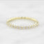 0.35 CT Round Shaped Moissanite Half Eternity Wedding Band - crownmoissanite