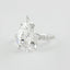 2.10 CT Pear Cut Hidden Halo & Pave Moissanite Engagement Ring - crownmoissanite