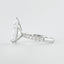 2.10 CT Pear Cut Hidden Halo & Pave Moissanite Engagement Ring - crownmoissanite
