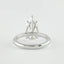 2.10 CT Pear Cut Hidden Halo & Pave Moissanite Engagement Ring - crownmoissanite
