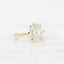 2.40 CT Oval Cut Solitaire Moissanite Engagement Ring - crownmoissanite