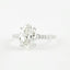 1.91 CT Oval Double Hidden Halo & Pave Moissanite Engagement Ring - crownmoissanite