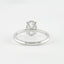 1.33 CT Oval Shaped Moissanite Solitaire Engagement Ring - crownmoissanite
