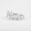 1.4 CT Round Cut Pave Setting Moissanite Engagement Ring - crownmoissanite