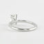 1.8 CT Radiant Solitaire & Pave Moissanite Engagement Ring - crownmoissanite
