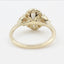 1.33 CT Oval Shaped Moissanite Halo Engagement Ring - crownmoissanite