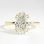 4.0 CT Oval Cut Solitaire Style Moissanite Engagement Ring - crownmoissanite