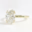 4.0 CT Oval Cut Solitaire Style Moissanite Engagement Ring - crownmoissanite