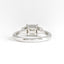 1.75 CT Princess Three Stone Style Moissanite Engagement Ring - crownmoissanite
