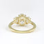 4.0 CT Oval Cut Three Stone Style Moissanite Engagement Ring - crownmoissanite